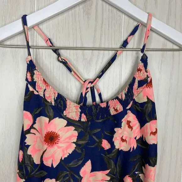 Tori Praver Floral One Piece Strappy Swimsuit Women's Size Medium - Picture 2 of 5